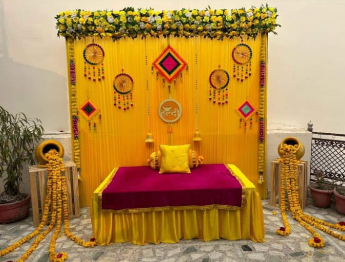 Haldi Mehandi Decoration